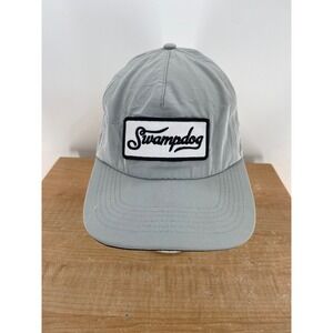 Swampdog Gray Snapback Hat 2 Timothy 3:16-17 Script Patch Nylon Baseball Cap
